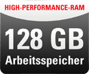 128 GB Arbeitsspeicher